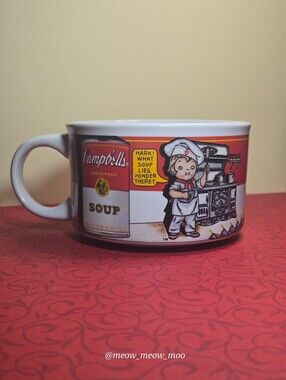 Vintage 1997 Campbell's Soup Ceramic Mug Bowl Westwood 12-14 oz